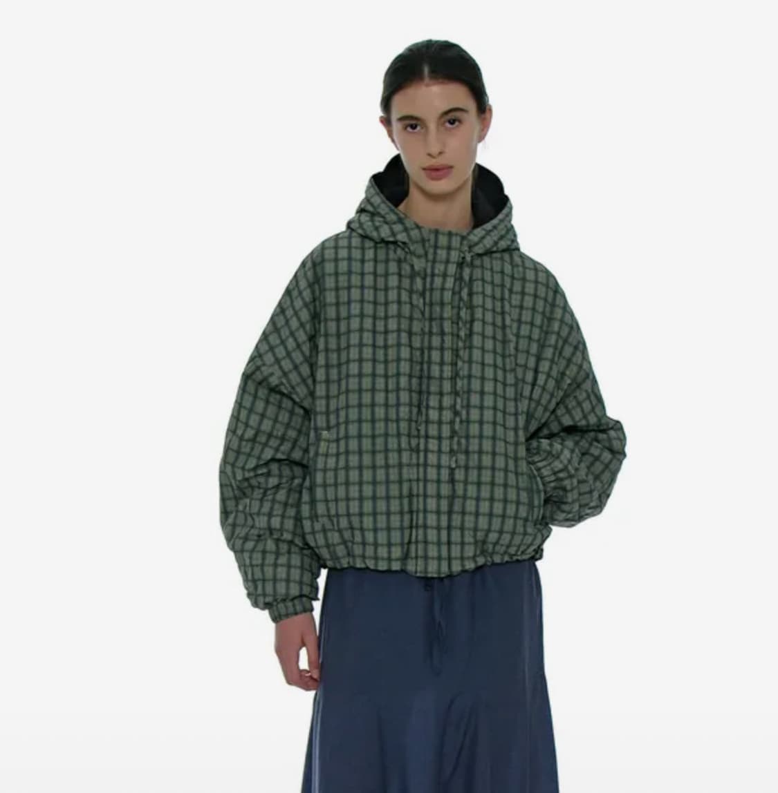 파르티멘토 우먼 리버시블 윈드브레이커 블랙 상품이미지4