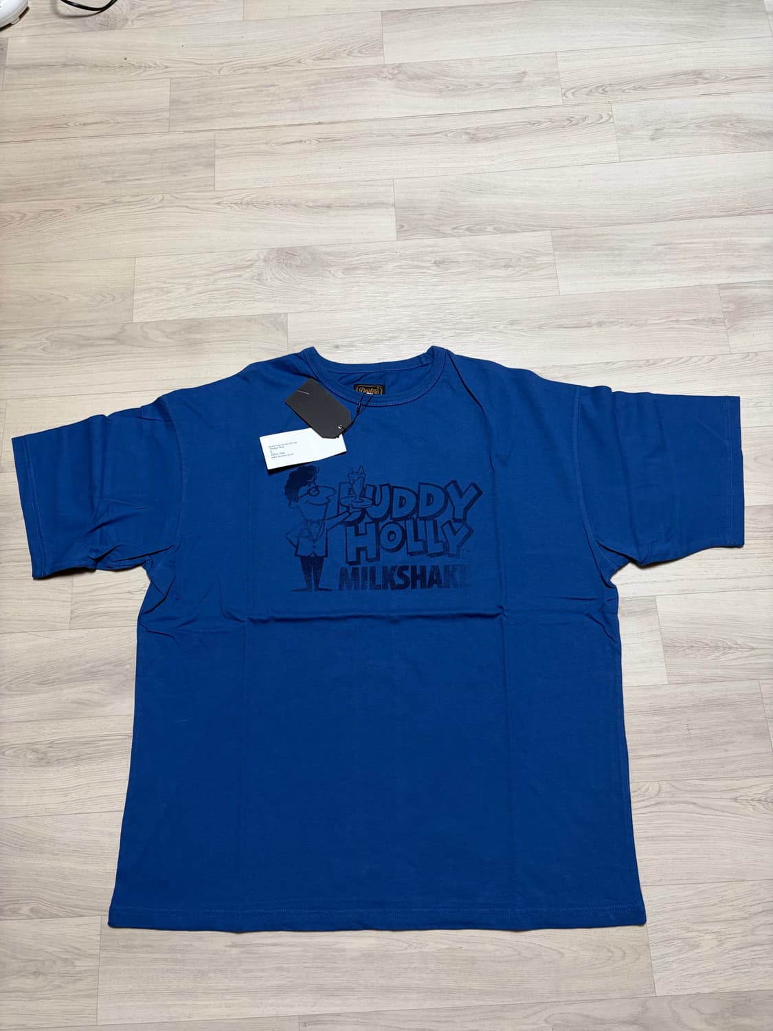 듀테로 버디 홀리 가스콘 반팔 블루 L사이즈 판매 상품이미지2