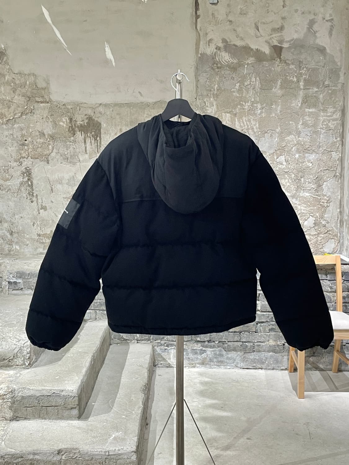 알렉산더 왕 블랙 클래식 크롭 패디드 후디 자켓 상품이미지6