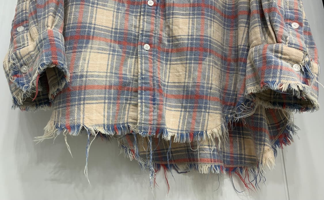 [S] R13 알써틴 체크 셔츠 아이유 상품이미지3