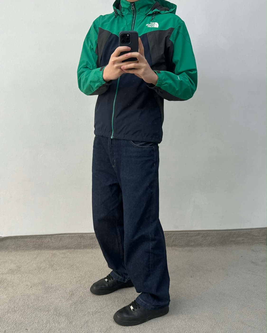 [S] 노스페이스 컬러 블록 마운틴 후드 윈드브레이커 자켓 상품이미지3