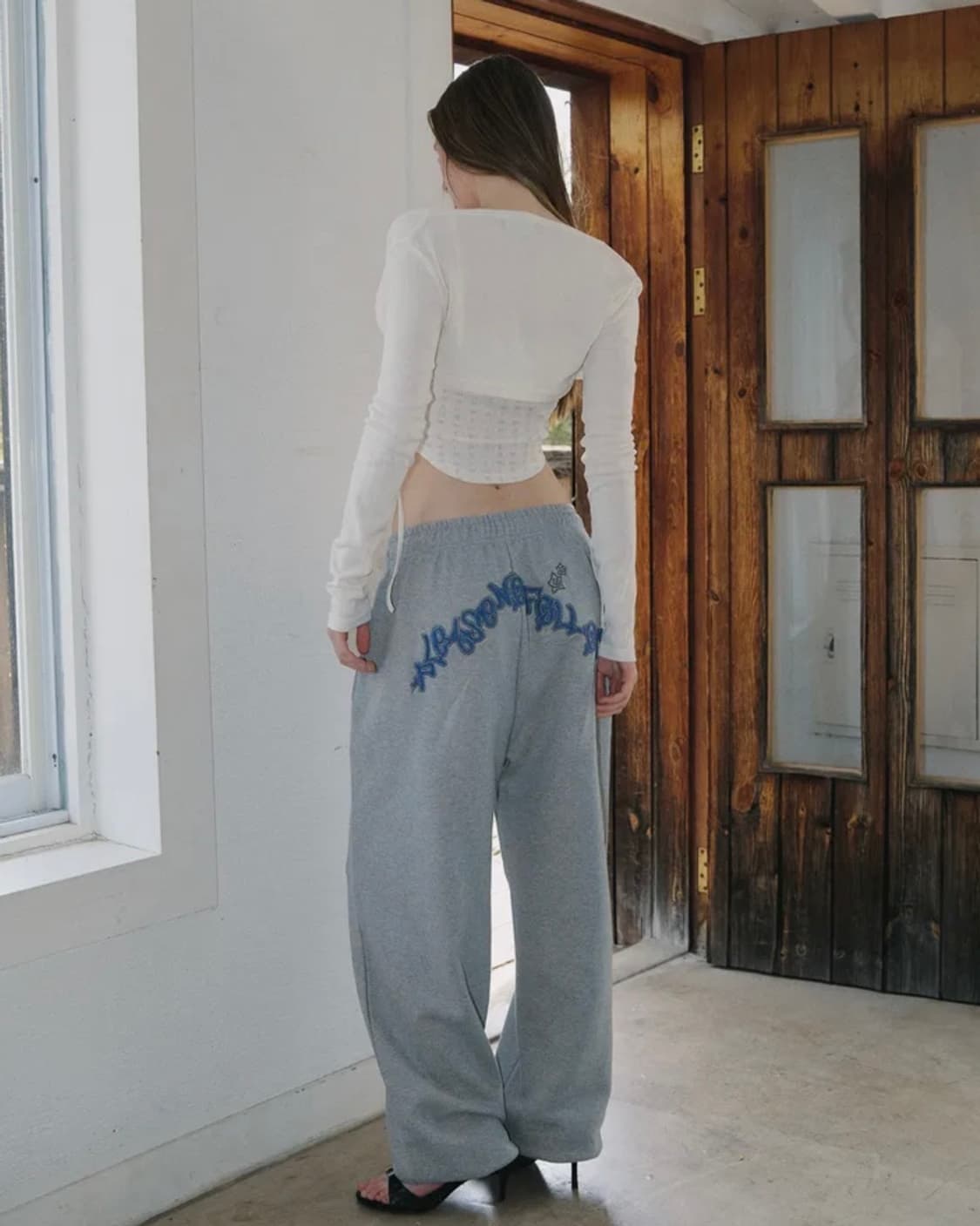 플노팔 퍼피 조거 Poppy Jogger (Melange Grey) 상품이미지1