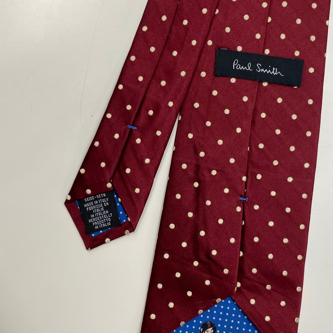 폴스미스(paul smith) 정품 명품 도트넥타이 8.7cm 상품이미지6