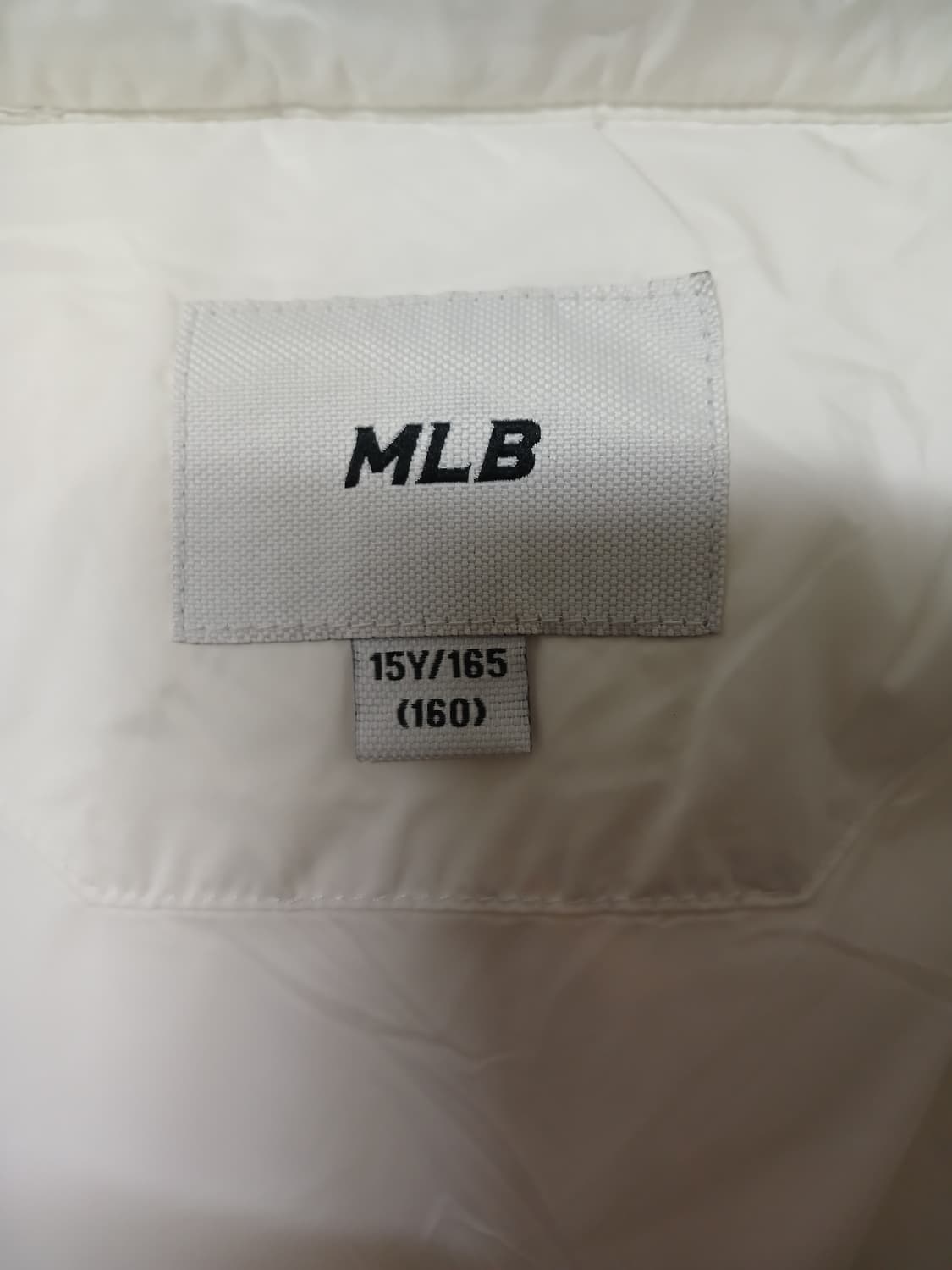 (160,95)MLB 뉴욕양키즈 롱패딩 화이트 상품이미지7