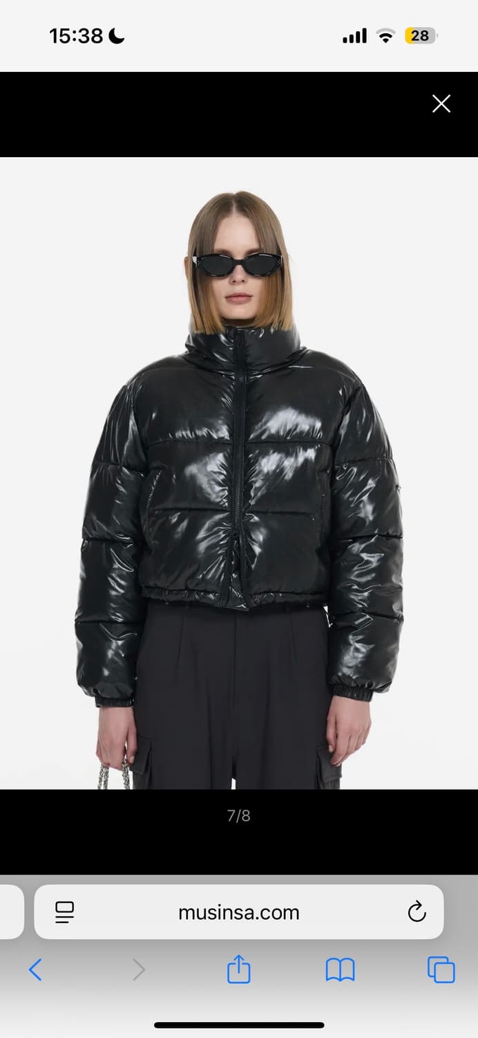 제너럴아이디어 글로시 푸퍼 패딩  상품이미지1