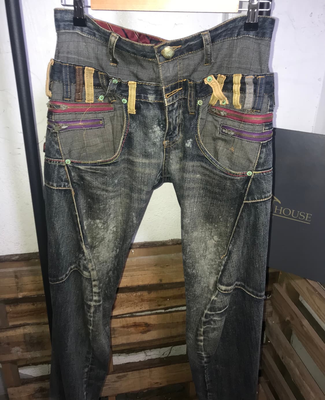 vintage washed denim pants 상품이미지6