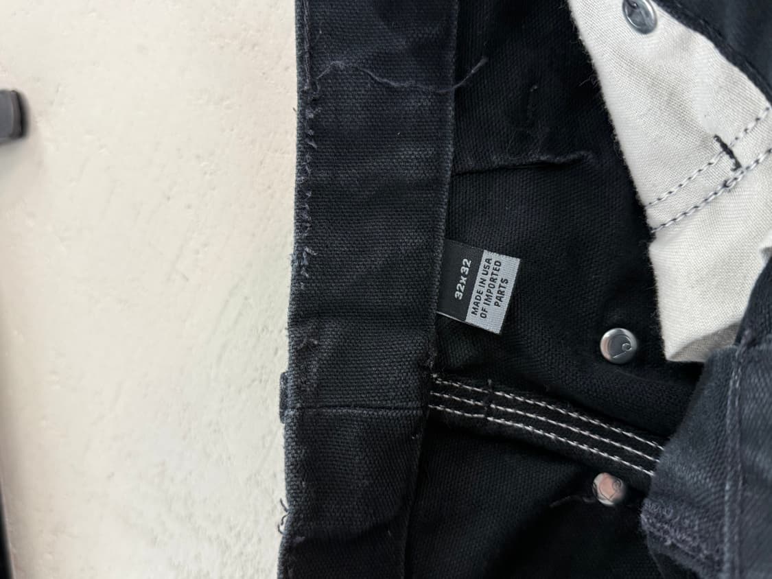 Carhartt 칼하트 불랙 더블니 카펜터 팬츠 32 상품이미지6