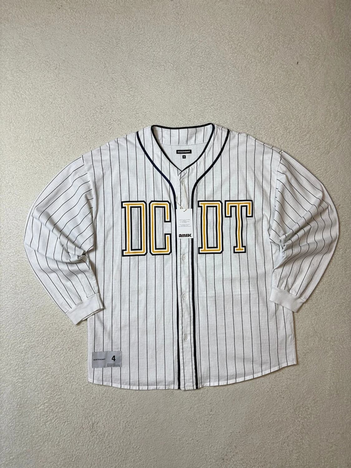 DESCENDANT 22ss 베어 LS 코튼 져지 롱 슬리브 PN6468 상품이미지1