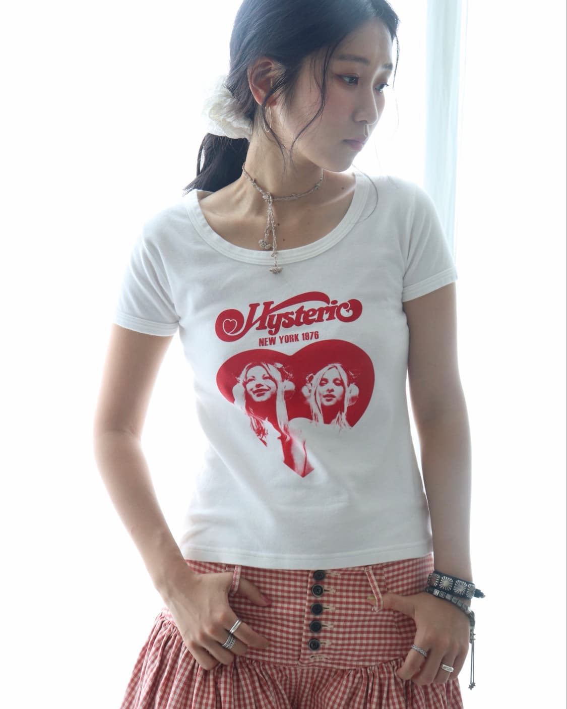 [Hysteric Glamour] Heart Chibi T-Shirt 상품이미지1