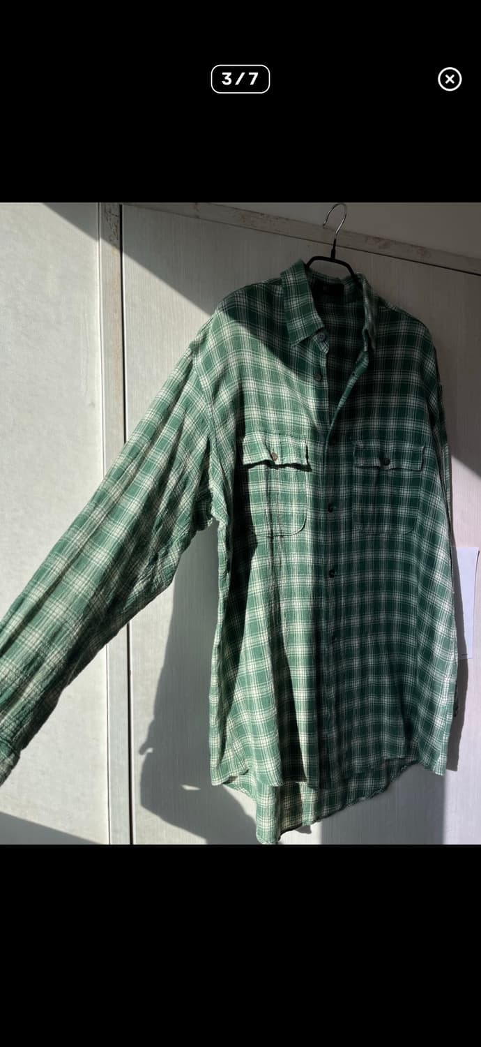 요지야마모토 ysformen 체크 여름셔츠 상품이미지3