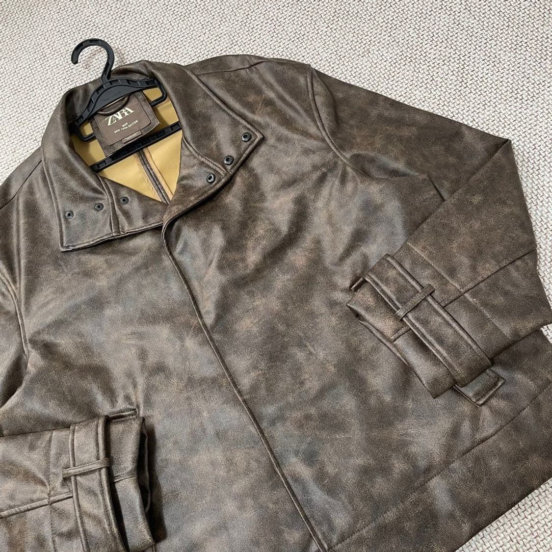 자라 레더 가죽자켓 6393 상품이미지2