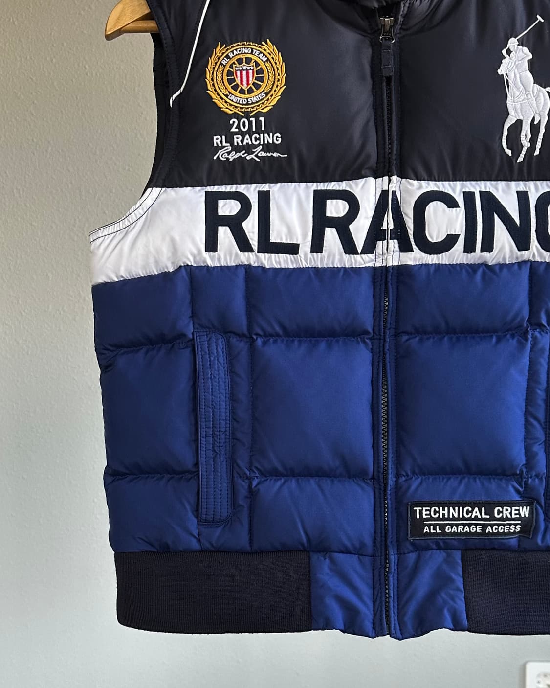 [XS]폴로 랄프로렌 빅포니 레이싱 다운 베스트 패딩 조끼 상품이미지5