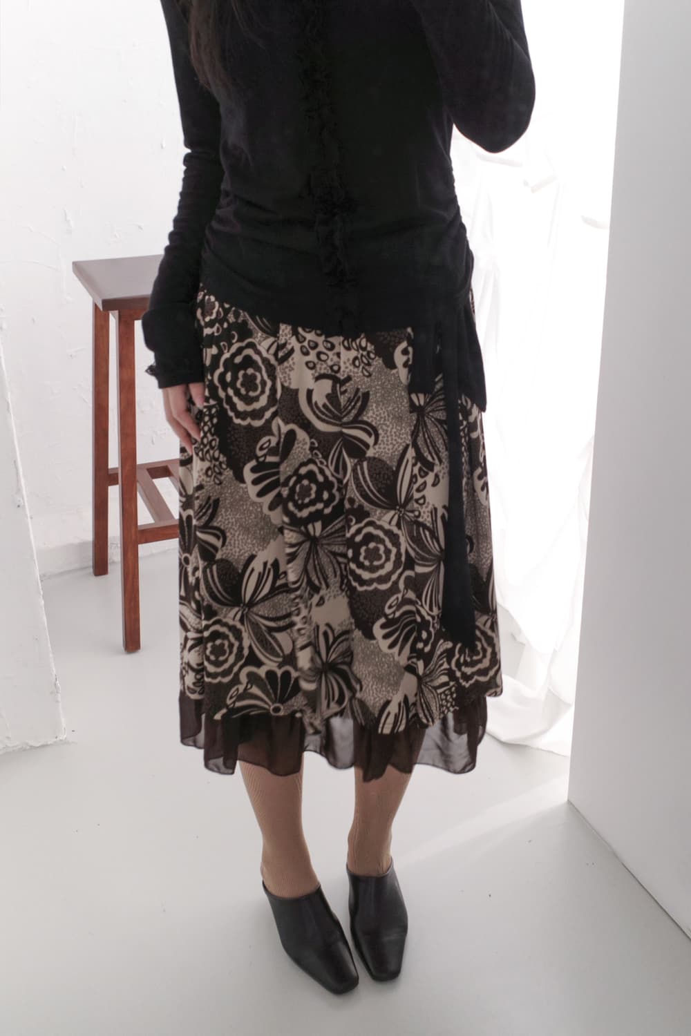 flower ribbon skirt 상품이미지6
