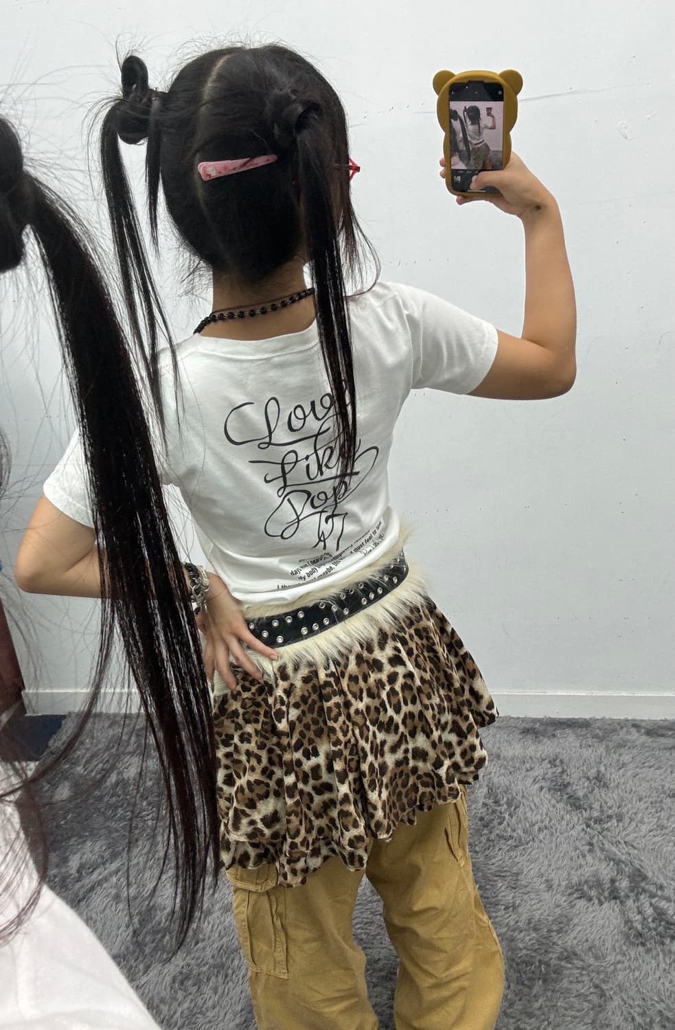 애니메 걸스 반팔 티셔츠 상품이미지4