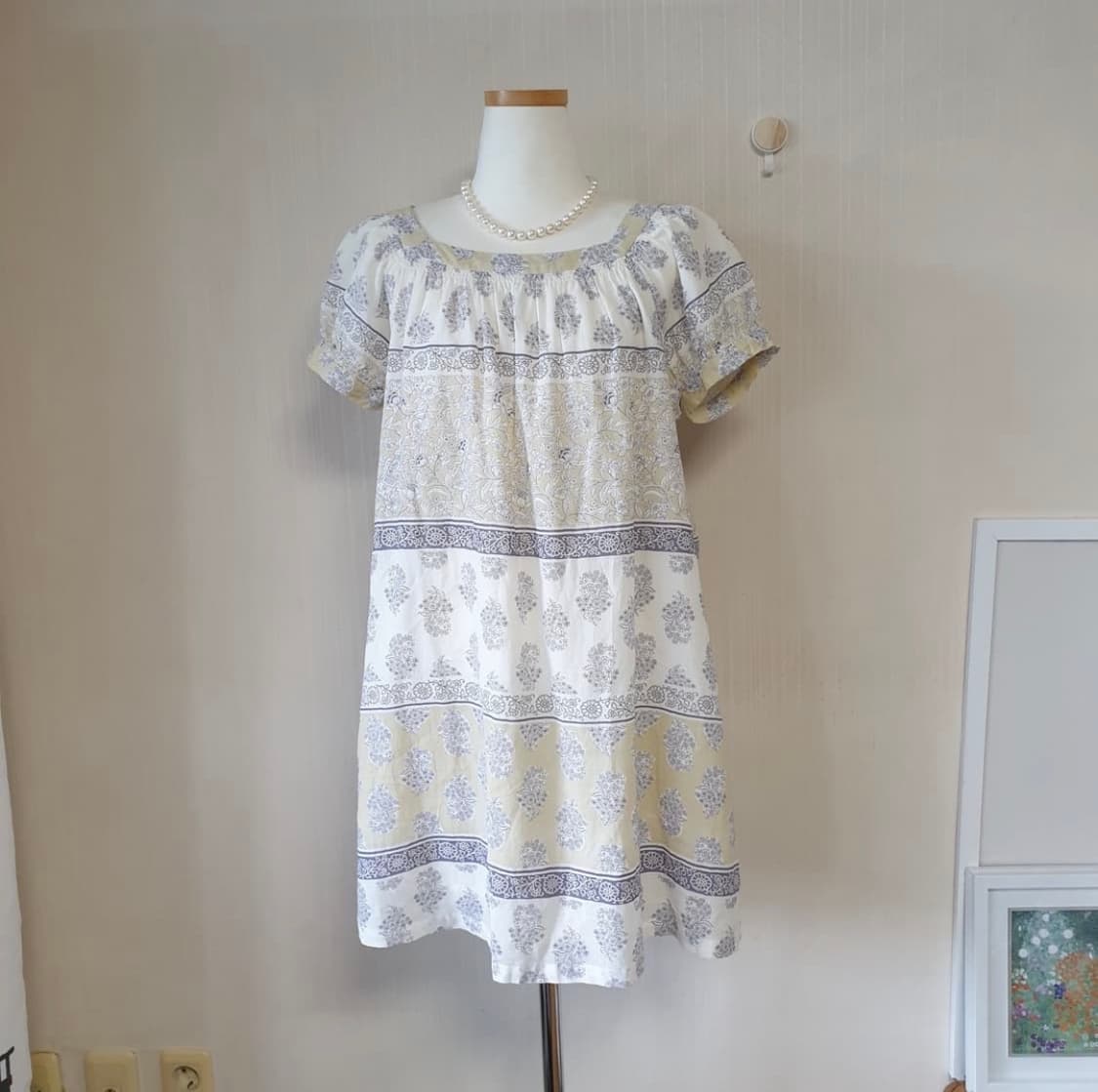 모리걸 패턴 블라우스 상품이미지6