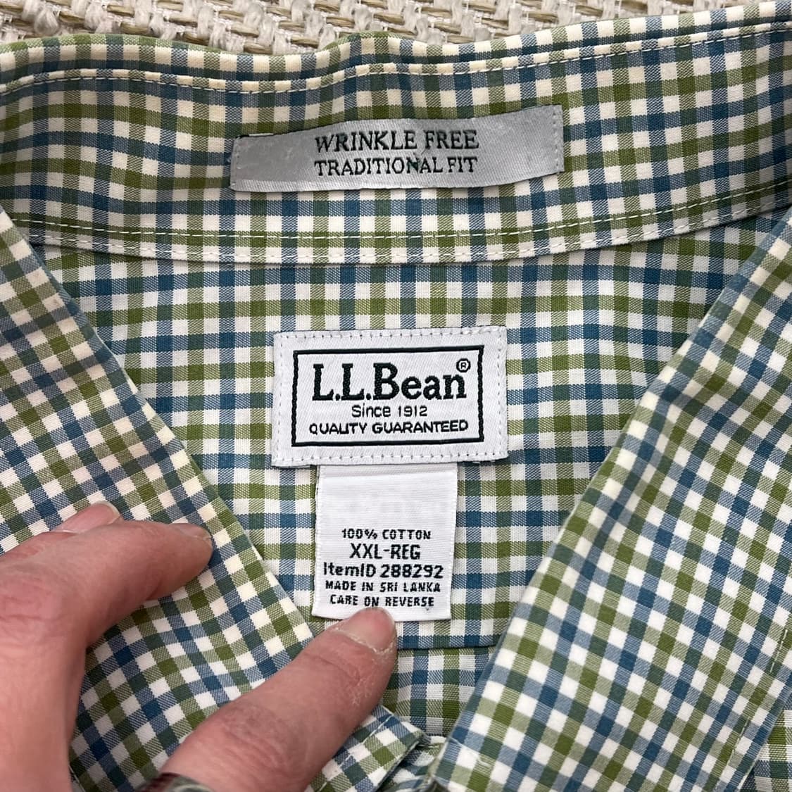 엘엘빈 워크 체크셔츠 r2675 상품이미지5