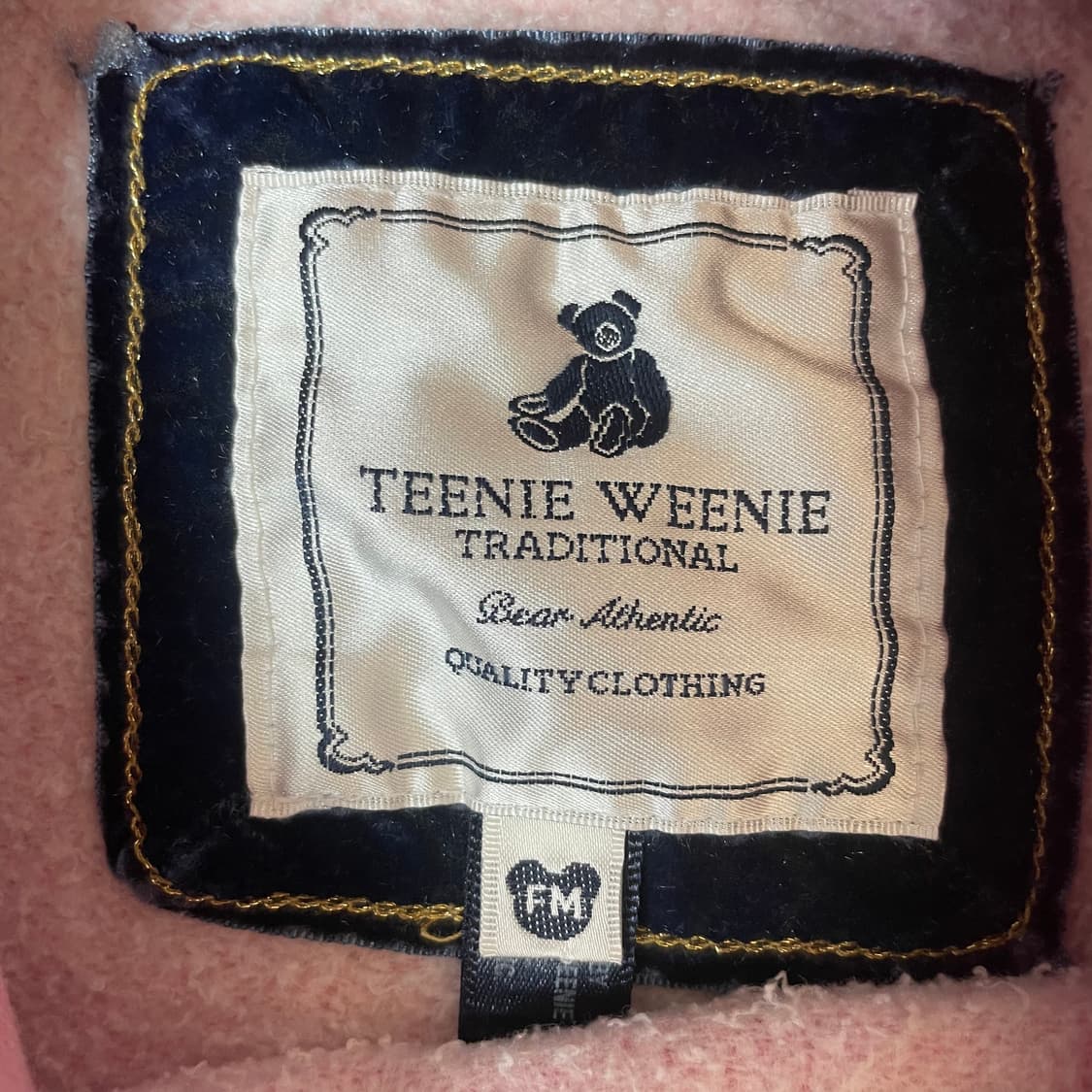 티니위니베어 기모 핑크 후드 FM 상품이미지4