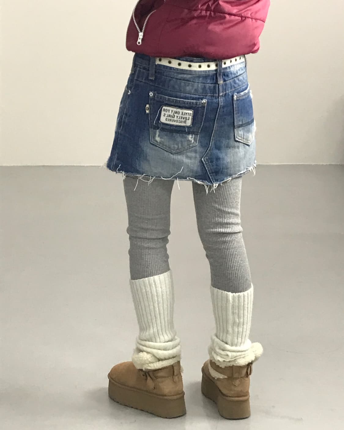 Jpn kitsch denim mini skirts 상품이미지1