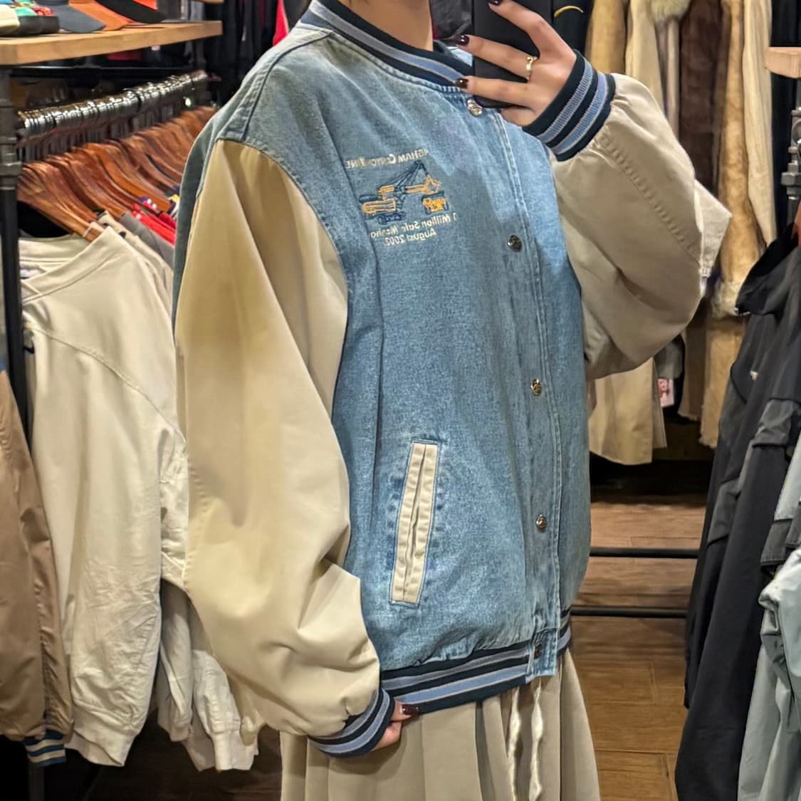 [HI] VTG 데님바시티자켓 연청 상품이미지4