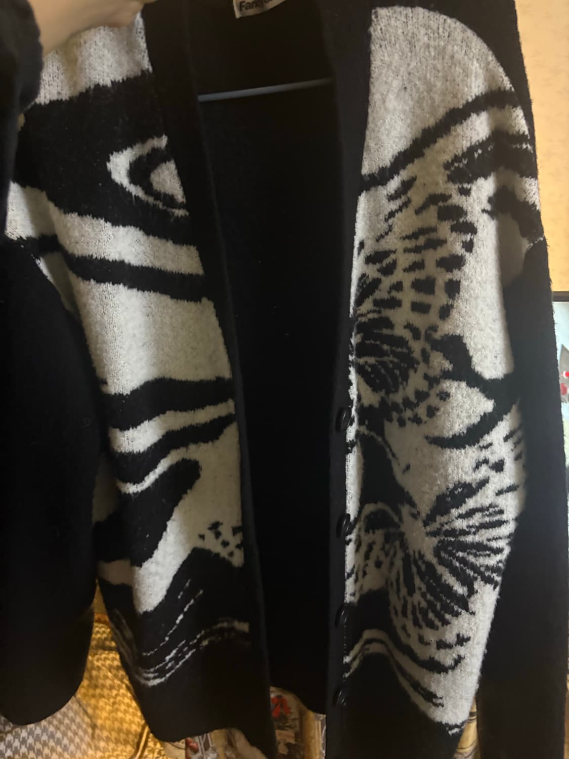 Nasty fancy club) depict knit cardigan 상품이미지5