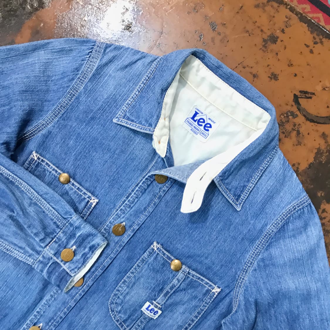 Lee 리 중청 데님 숏 셔츠원피스 롱 셔츠 여성 44 55 사이즈 상품이미지3