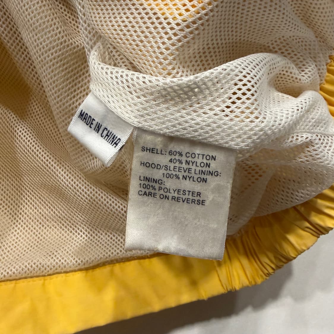 [XL] 노티카 올드스쿨 옐로우 컴피티션 바람막이 B295 상품이미지9