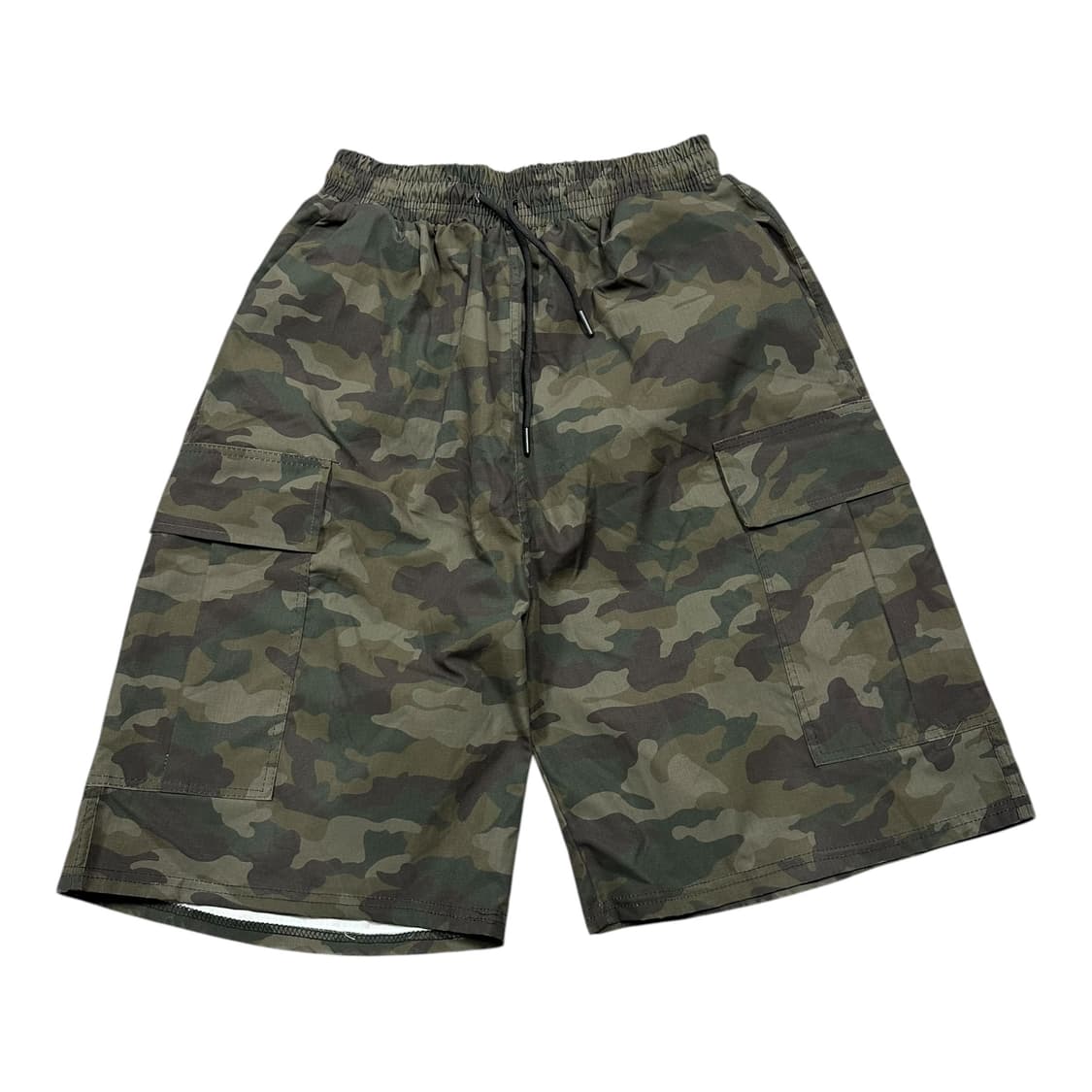 ✨ (바배) 빈티지 밀리터리 카고 버뮤다 밴딩 숏 팬츠  상품이미지1