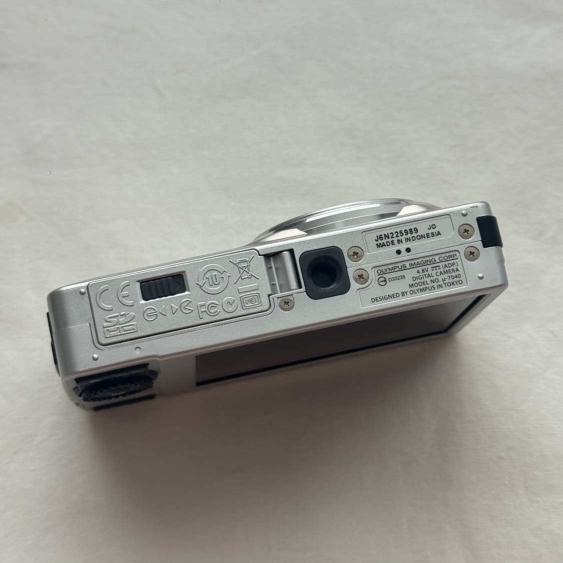 작례⭕️ 올림푸스 뮤 7040 Olympus 베이지 디카 디지털카메라 상품이미지5