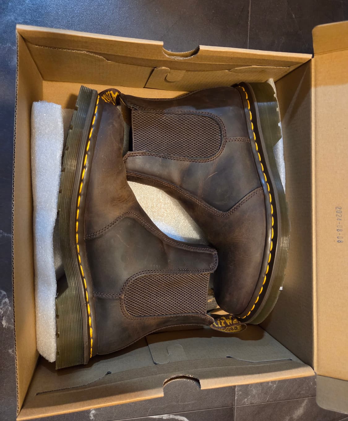 닥터마틴 2976 ys 첼시부츠 브라운 260 상품이미지2