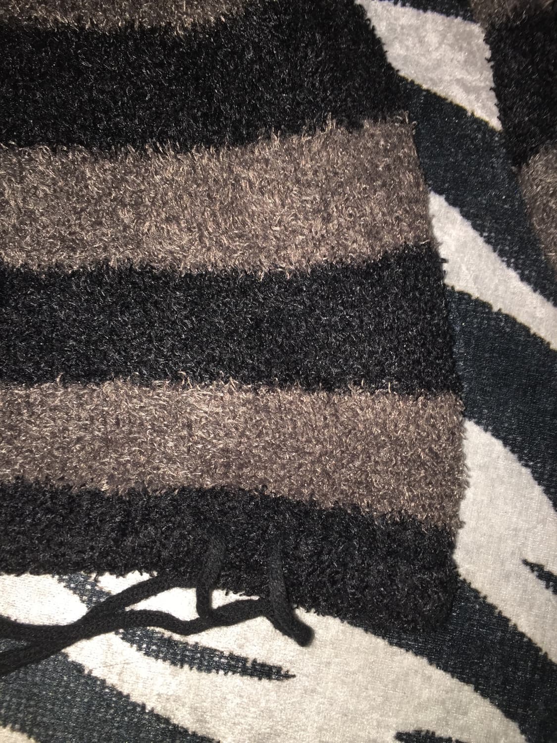 일본빈티지 니혼진깔 스트라이프 오프숄더 니트 모리걸 오네갸루 갸루 미소녀 상품이미지3