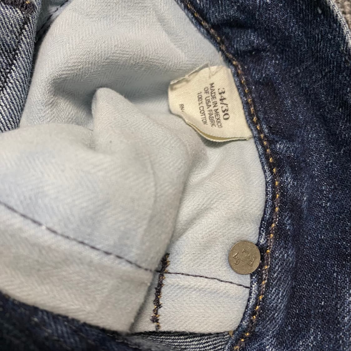 🌊 "진청" polo 867 denim jeans 상품이미지9