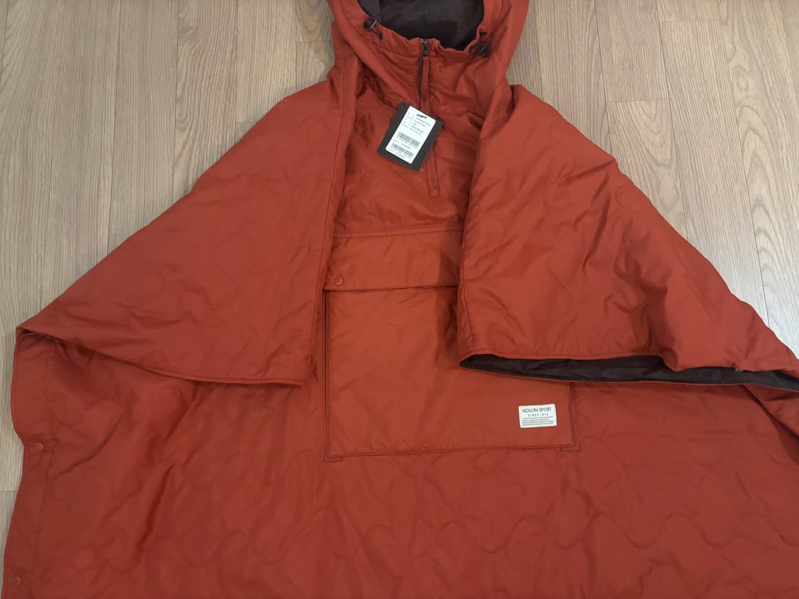 새옷 코오롱 경량패딩 판초 아우터 남여공용 프리 캠핑룩 상품이미지1