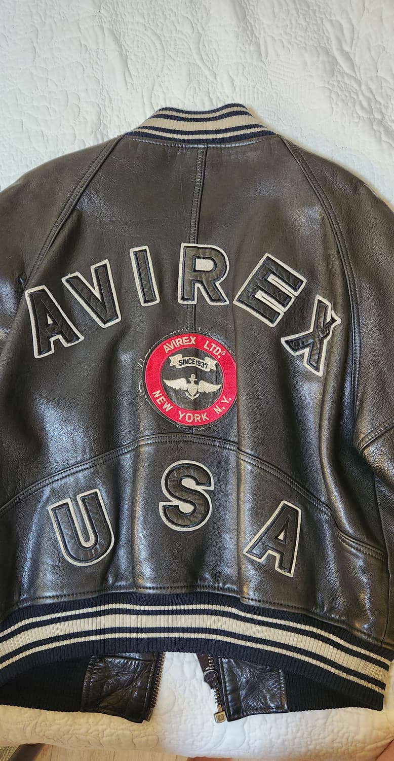 아비렉스 아이콘 가죽자켓 S 빈티지 상품이미지1