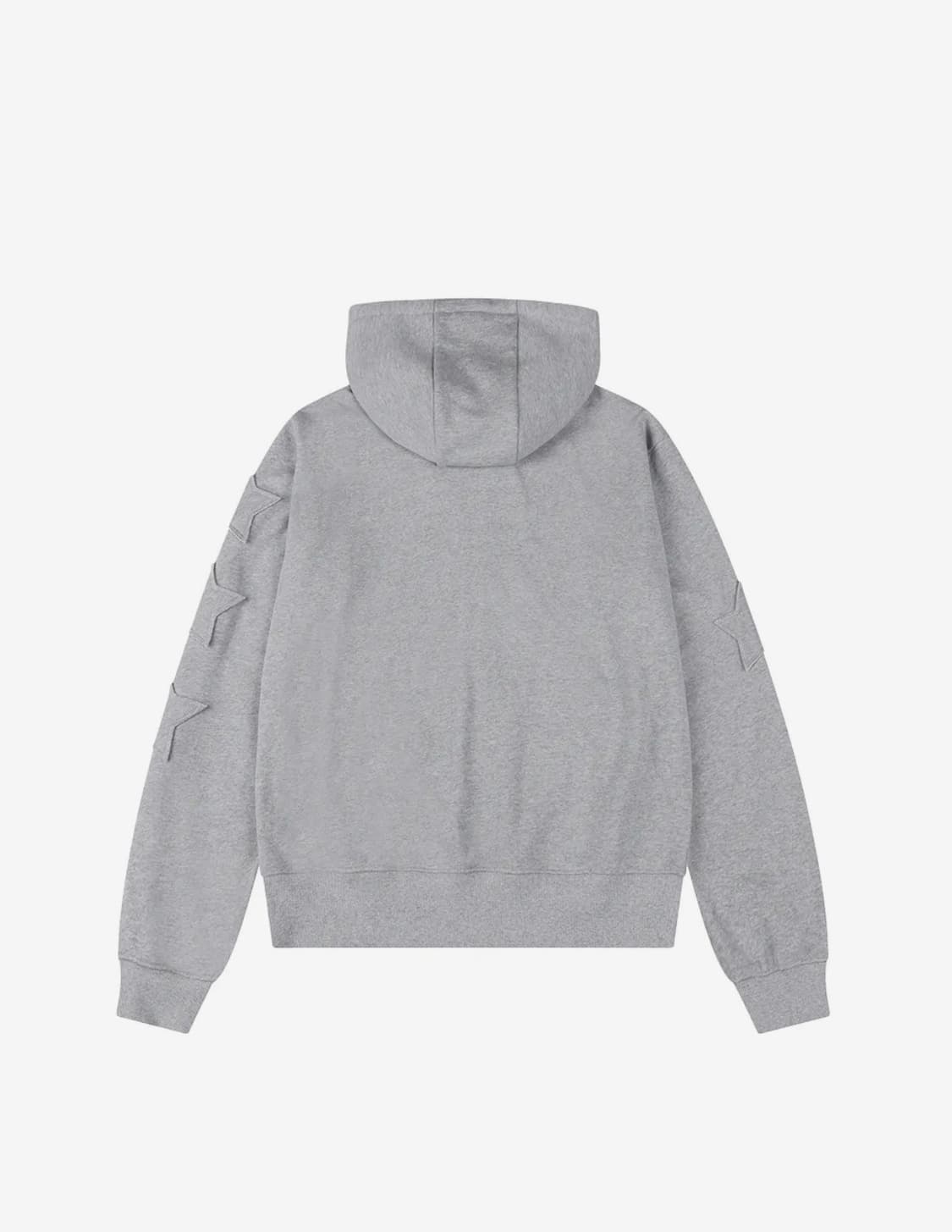 STAR PATCH HOOD ZIP-UP [HEATHER GREY] 상품이미지2