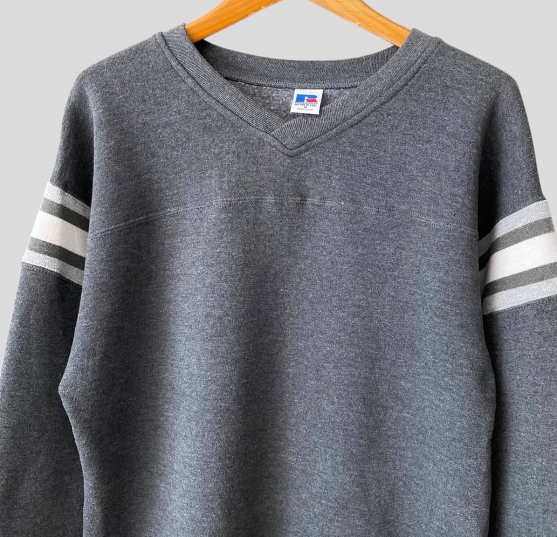 90s러셀 v넥 스웻셔츠 상품이미지2