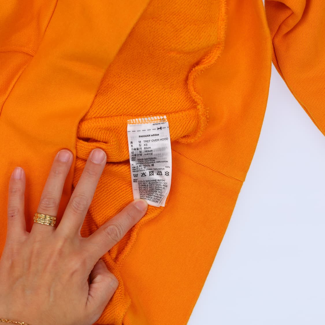 [XS] 아디다스 키즈여성 트레포일 후드티 1215H1 상품이미지5