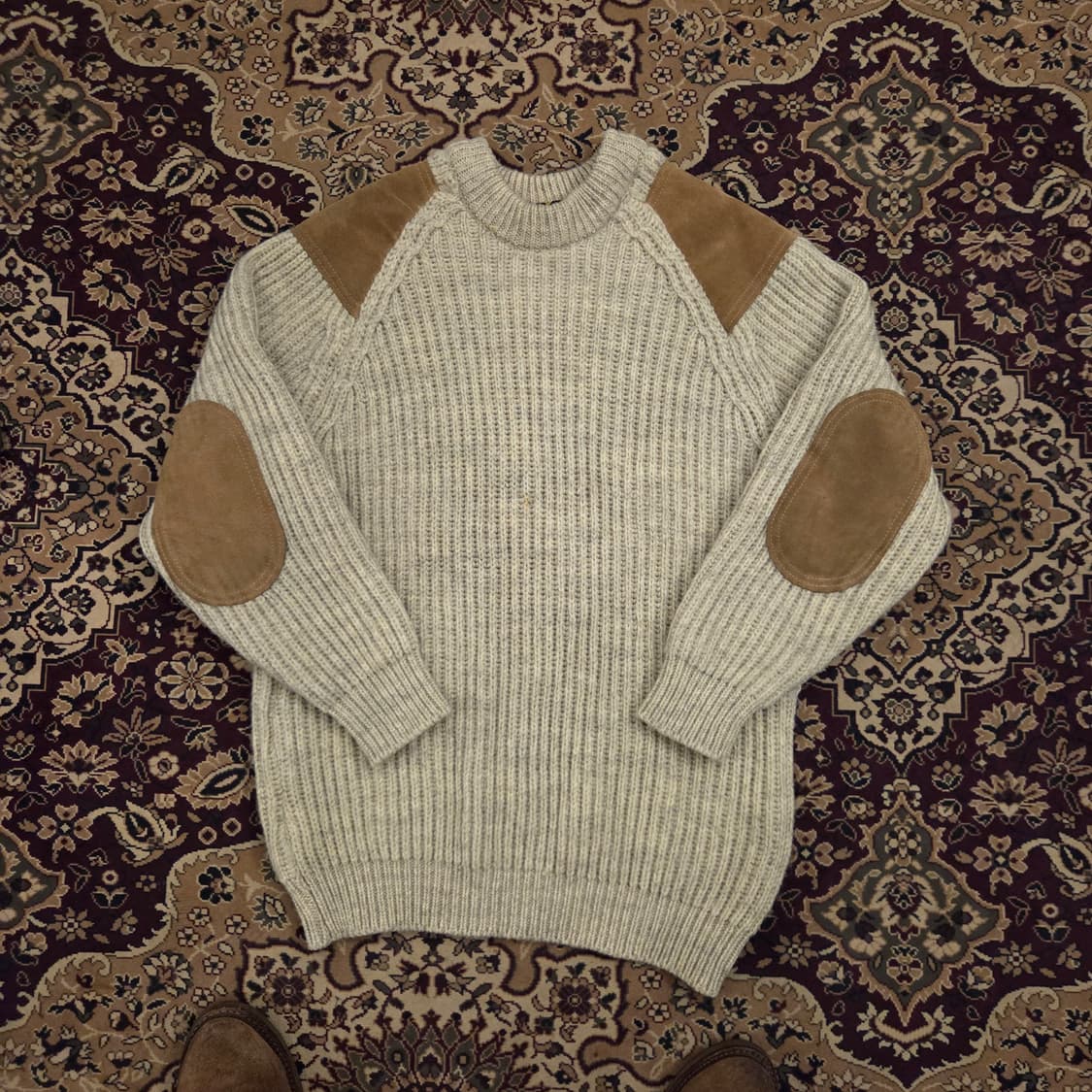 하이랜드 울 코만도 니트 m made in england  상품이미지1