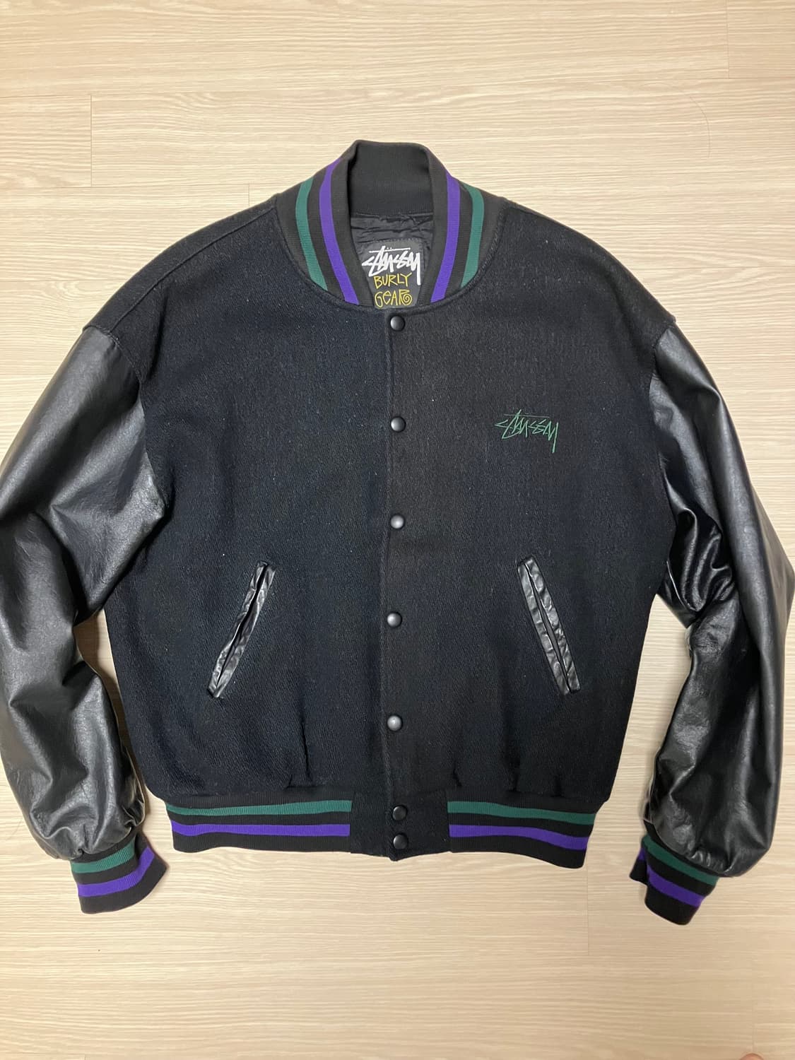 90s 스투시 바시티 자켓 상품이미지2