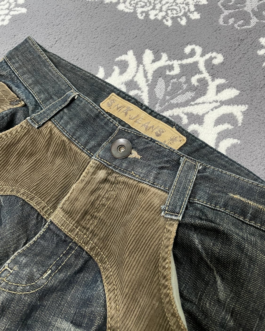 S.nik Jeans 웨스턴 패치워크 데님 팬츠 상품이미지7
