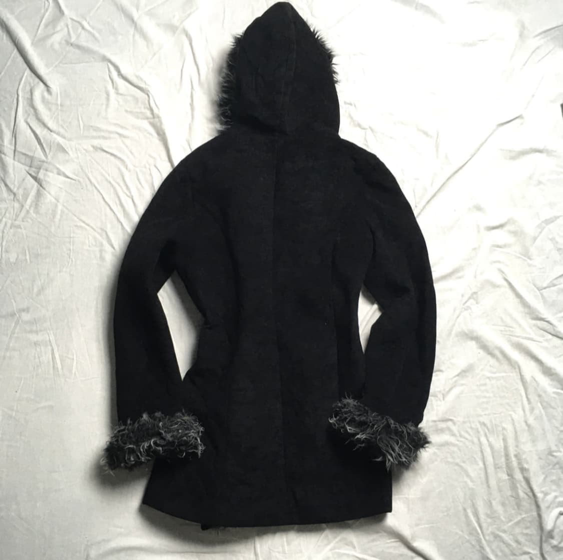 Vkei 비주얼계 펑크 갸루 퍼 후드 자켓 상품이미지4