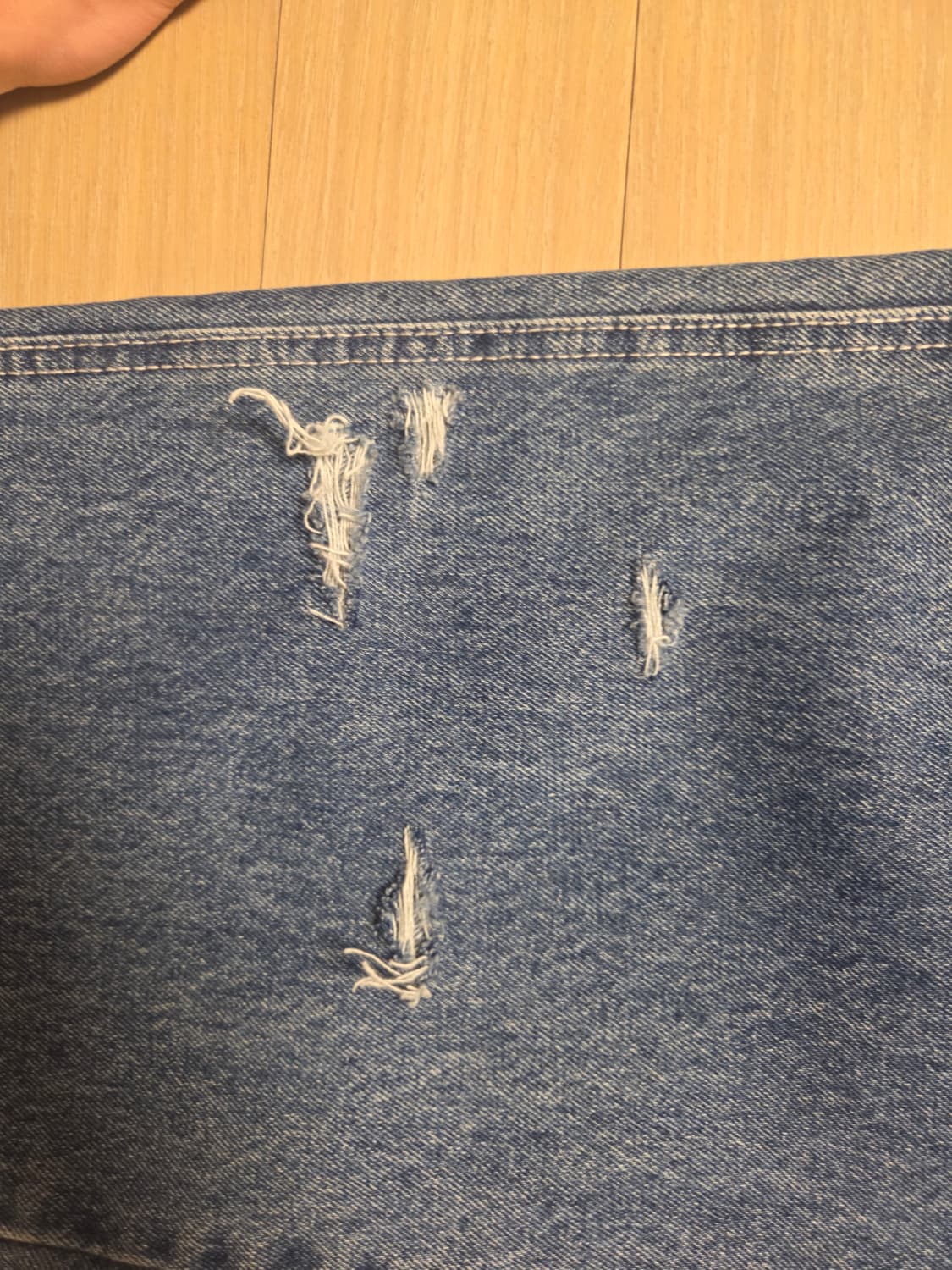 스웨이드 데님팬츠 커스텀 상품이미지4