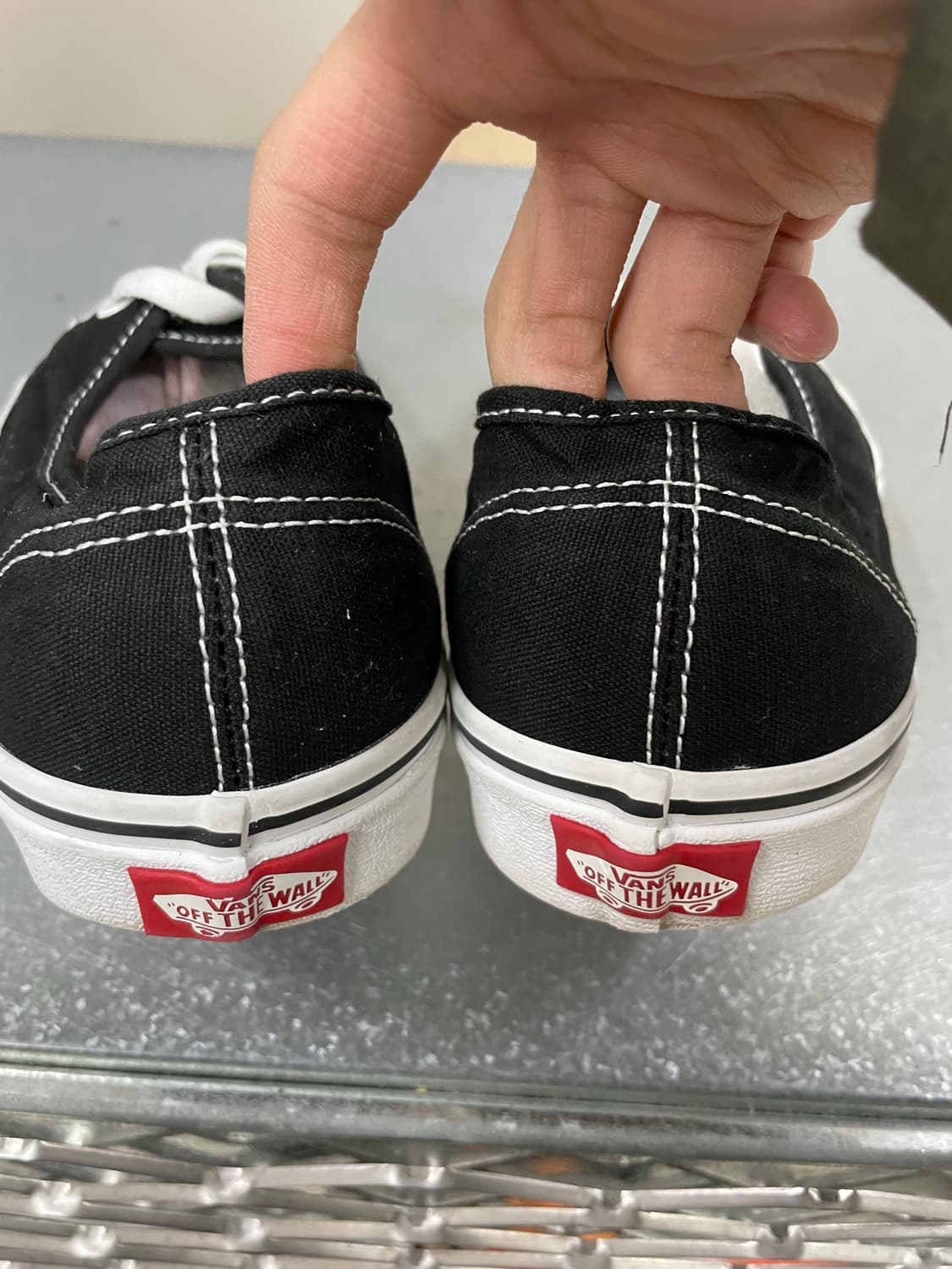 반스 어센틱 블랙 화이트 265 상품이미지8