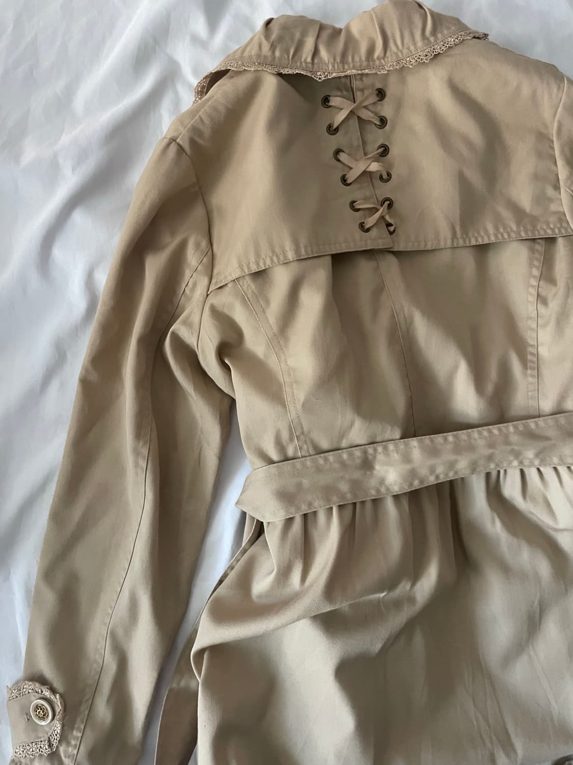 액시스팜 갸루 모리 레이스 코트 상품이미지5