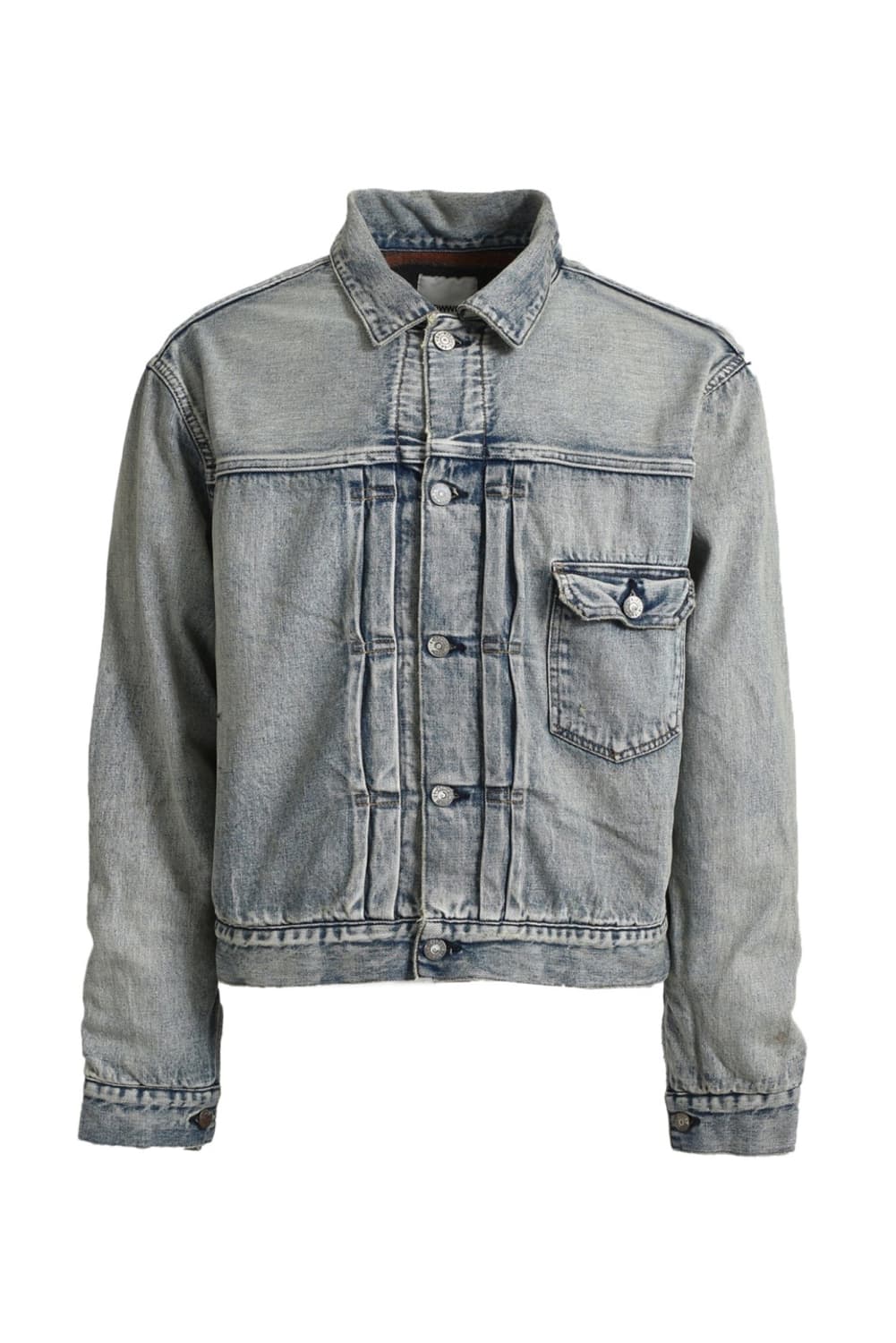 바우와우 블랭킷 라인 데님 자켓 M 상품이미지1