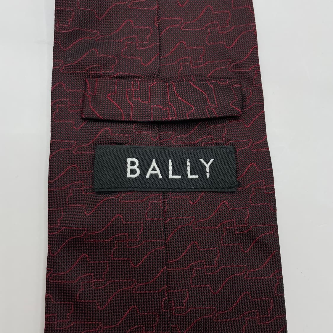 825) (Bally) 발리 패턴 넥타이 상품이미지4