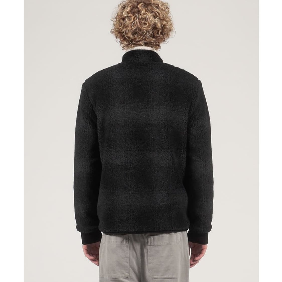 (정품/새상품) 제임스펄스 요세미티 남성 카본 블랙 체크 보아 자켓 상품이미지7