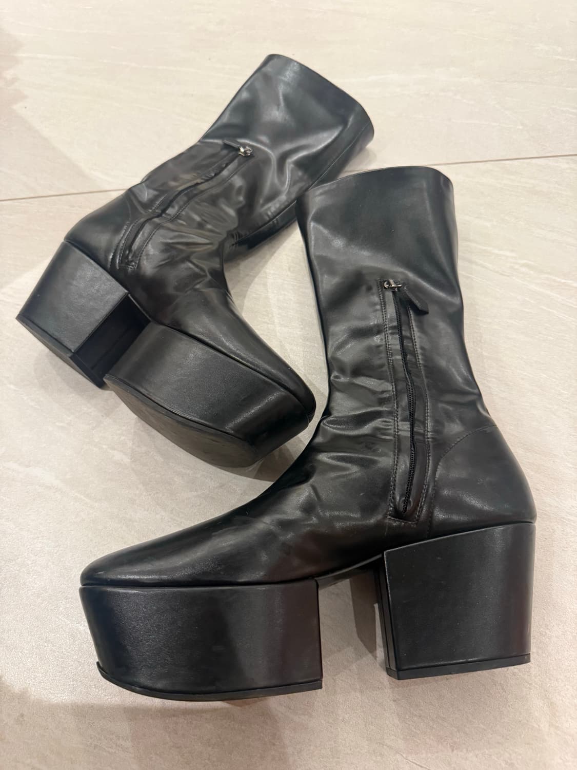 프라다 블랙 롱부츠 플랫폼 39사이즈 상품이미지4