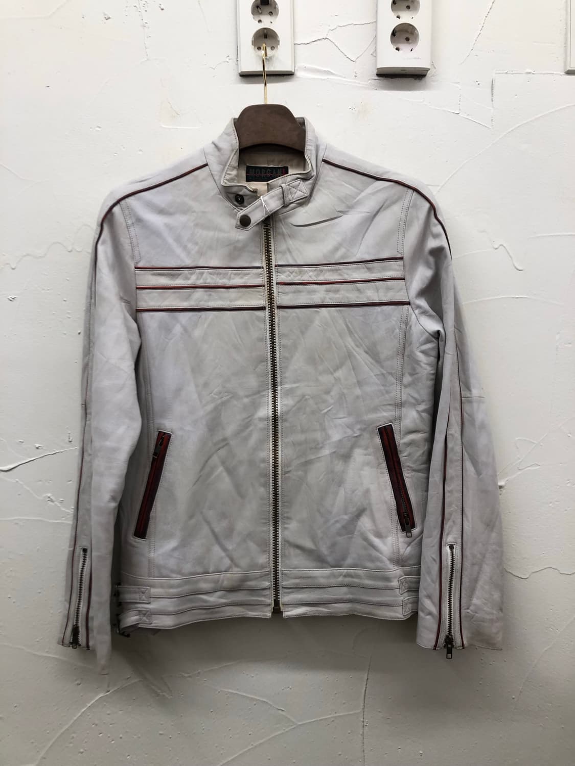 모르간 옴므 양가죽 레이싱 자켓 상품이미지1