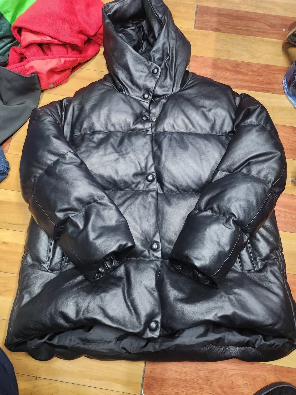 Robo구스양가죽패딩77 상품이미지2