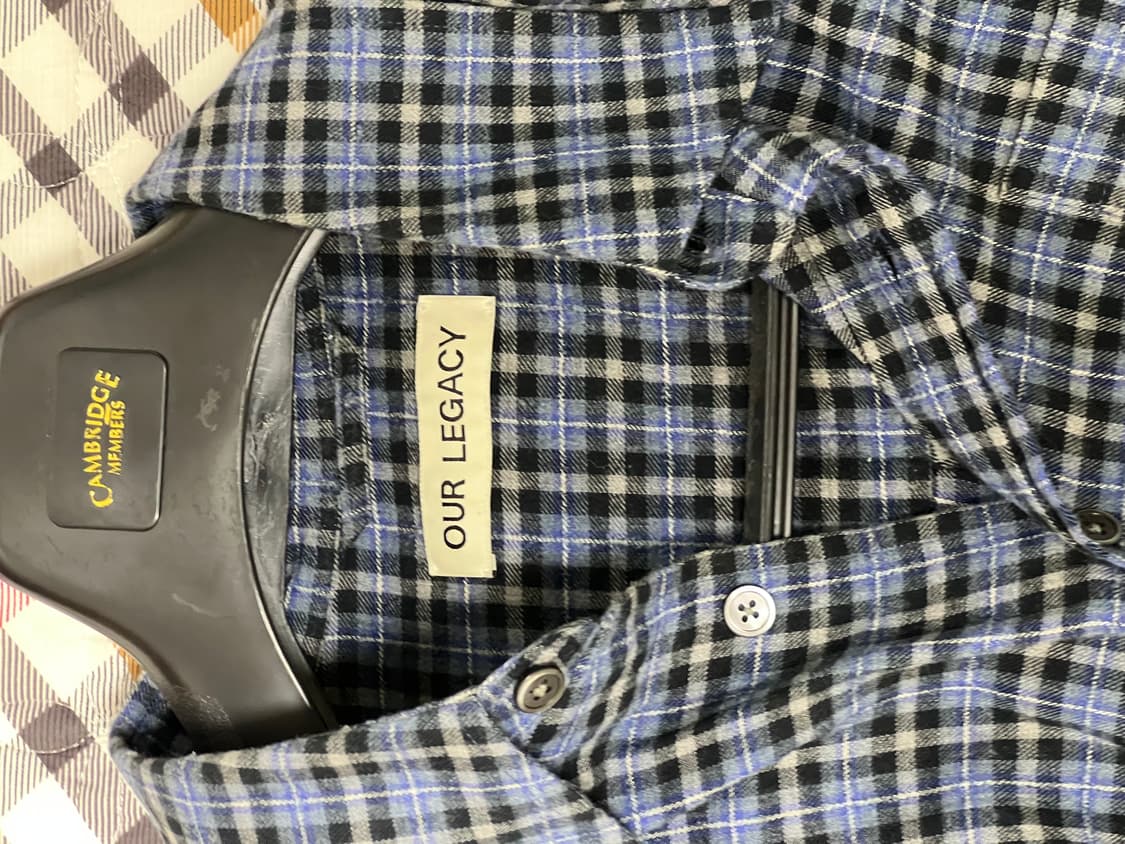 아워레가시 어보브 셔츠 캔트렐 체크 52 상품이미지2